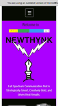 Mobile Screenshot of newthynk.com